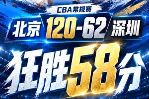 🏀北京58分狂胜深圳迎3连胜 沃特斯7记三分21分 曾凡博19+7